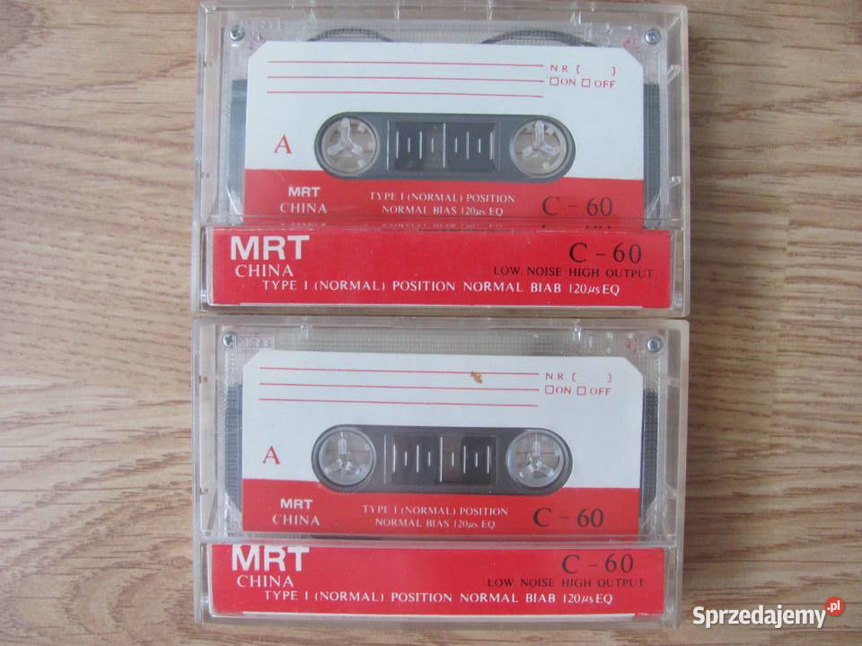 Kasety magnetofonowe MRT C60 kaseta Pruszcz Gdański