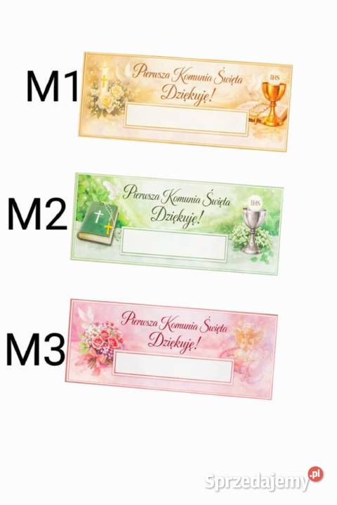 Upominek gości Pierwsza Komunia Święta