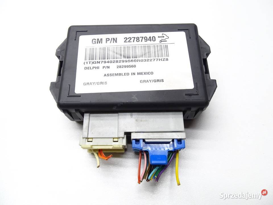 MODUŁ STEROWNIK NADWOZIA 22787940 22 CDTI OPEL Komputery małopolskie sprzedam