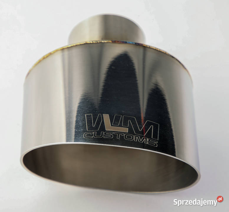 Końcówka wydechu tłumika owal stal nierdzewna Hecznarowice