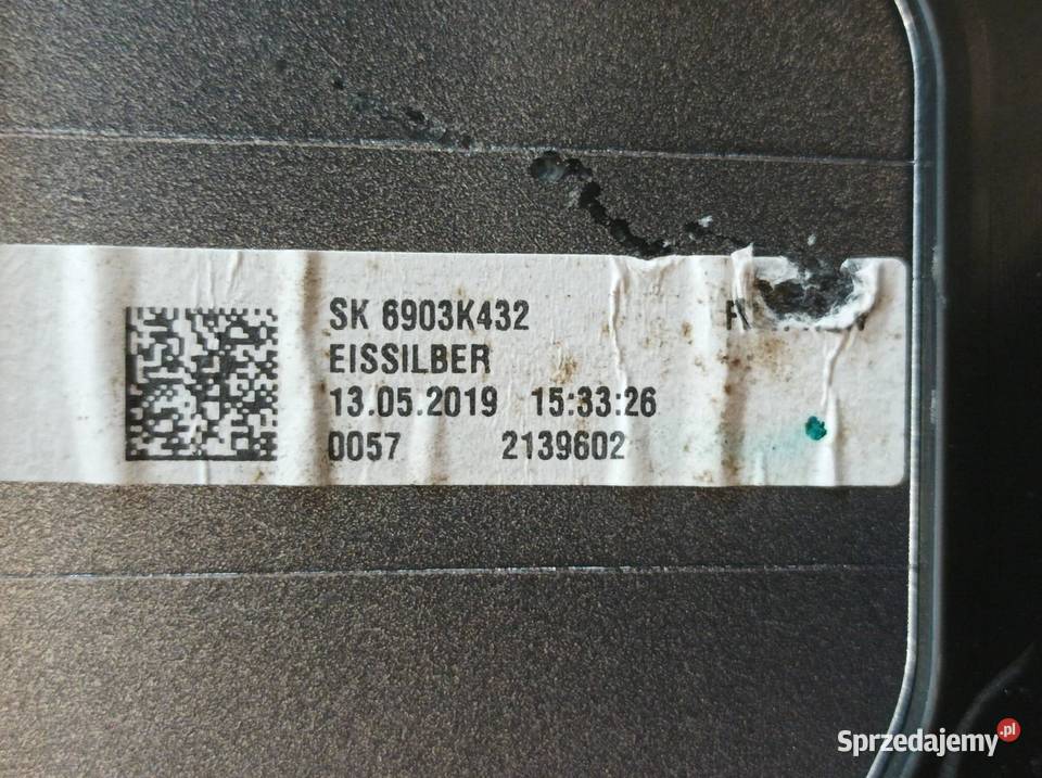 OSŁONA SŁUPKA PRAWY TYŁ 81A853378A Audi Q2 I Osłony i zaślepki