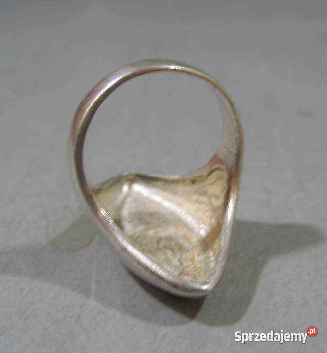 Srebrny Pierscionek z Onyxem mazowieckie Warszawa sprzedam