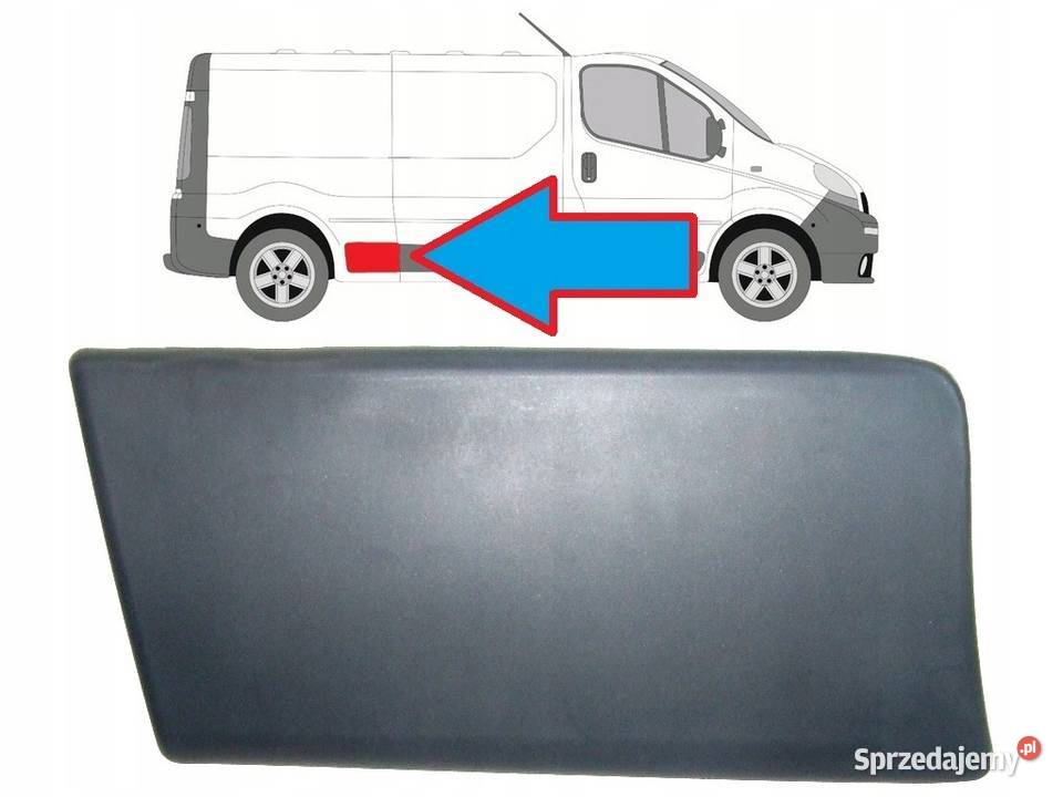 LISTWA PRZED KOŁEM PRAWA NISSAN PRIMASTAR OPEL Motoryzacja dolnośląskie Głogów