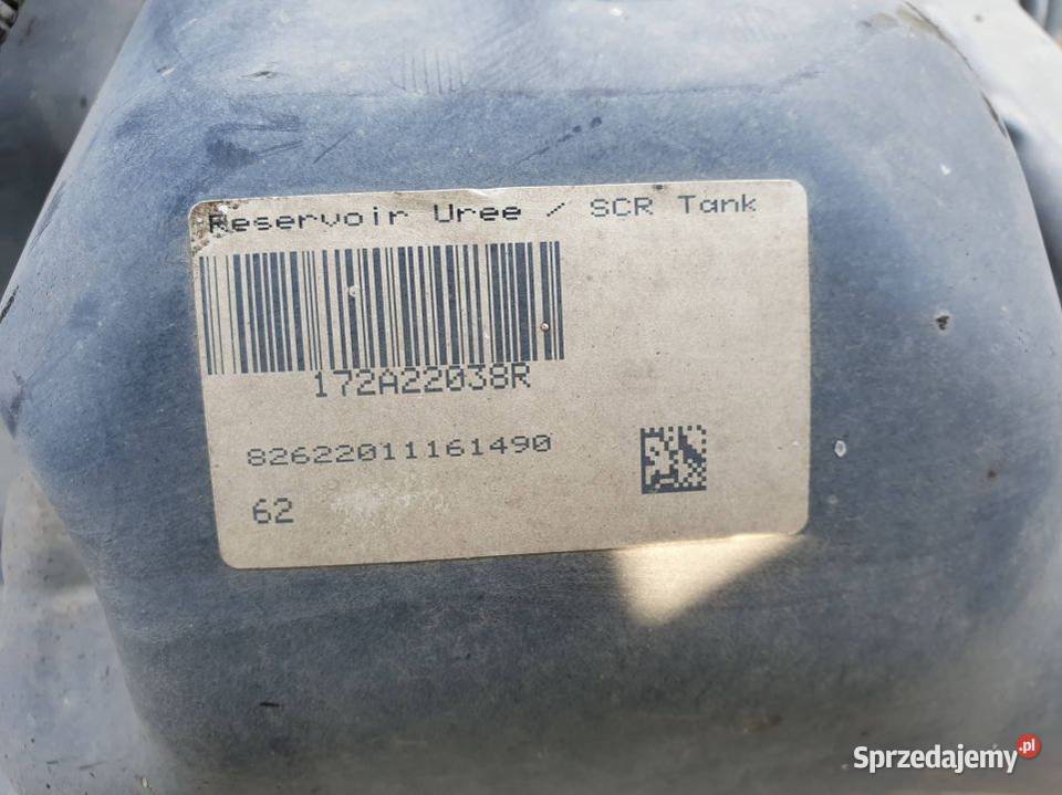 ZBIORNIK ADBLUE RENAULT MASTER III 172A21178R Lipno sprzedam