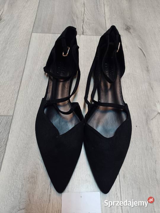 40 ASOS Design Czarne baleriny wieczorowe z Kraków