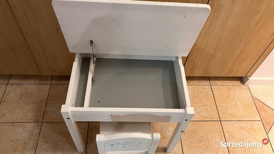 SUNDVIK biurko dziecięce 60x45 krzesełko Złotniki