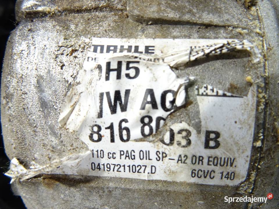 SPRĘŻARKA KLIMATYZACJI SKODA OCTAVIA III 20 184 Kompresory klimatyzacji podkarpackie