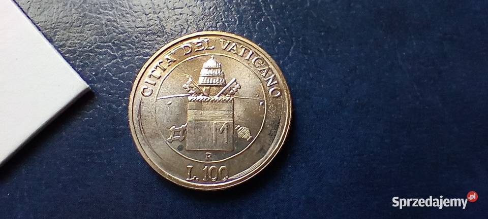 Stare monety 100 lir 2000 Watykan