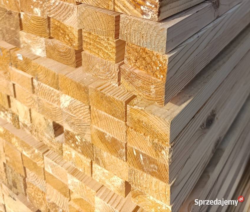 Łata sucha strugana sosna 305m 5x25 Brzeźno sprzedam