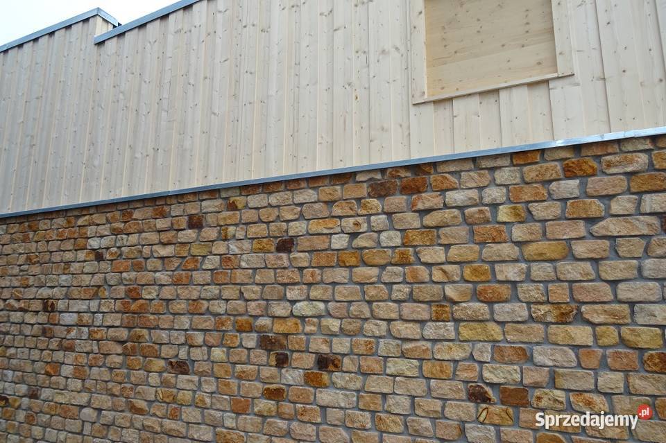 Cegła bloczek kamień łupany murowy na ściany