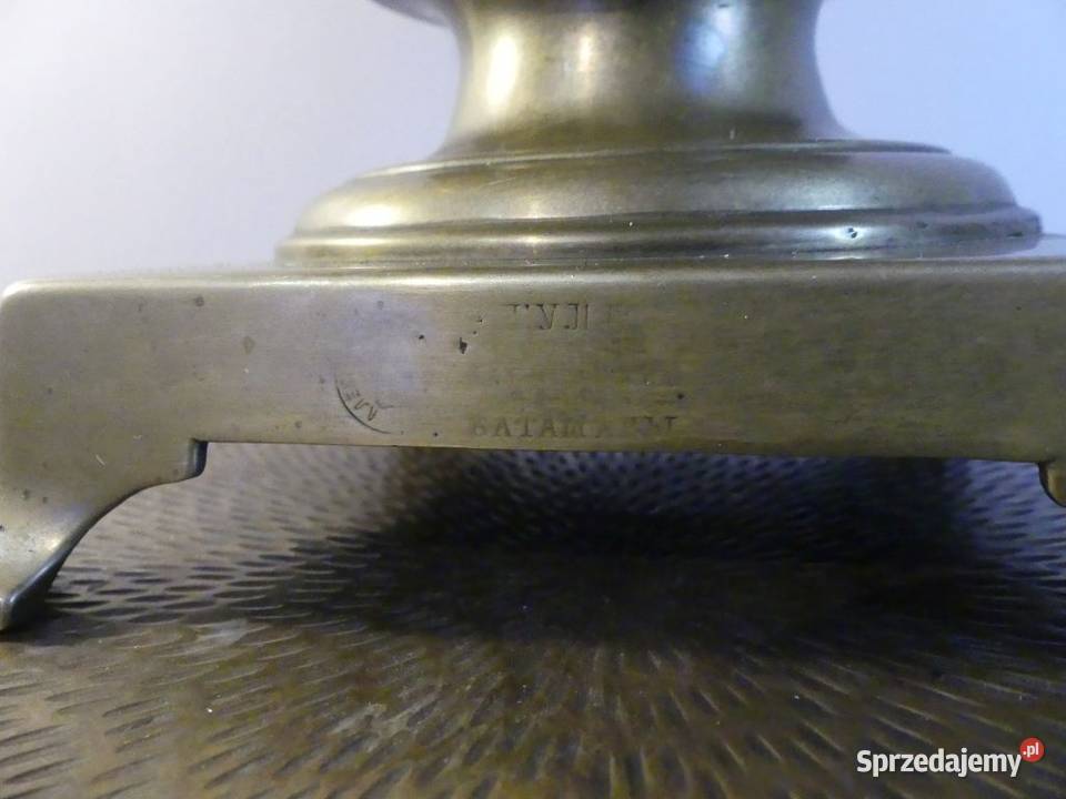 Dekoracyjny samowar braci Bataszew Tuła XIX wiek Poznań