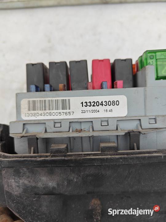 Skrzynka bezpieczników Fiat Ducato Układ elektryczny