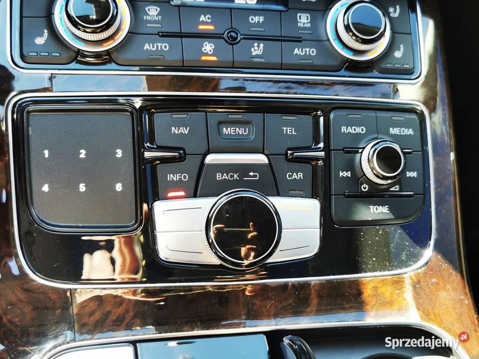 Audi A8 L Quattro 2012 Black 42L V8Dokumentacja 4200cm3 Warszawa