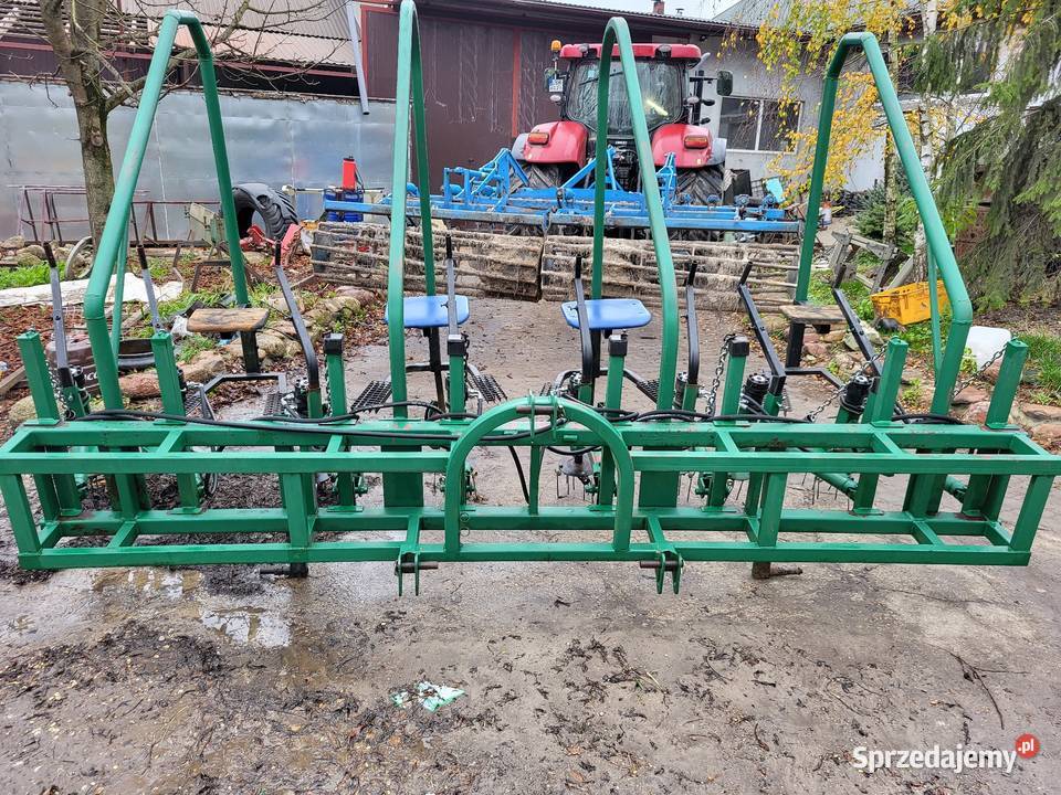 Pielnik hydrauliczny 4 rzędowy zo ziół warzyw Kamień-Kolonia