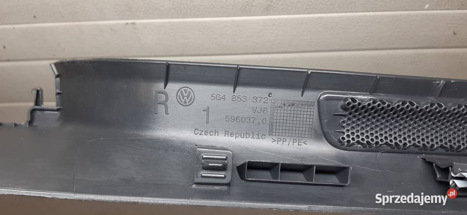 LISTWA PROGU PRAWA VW GOLF VII 5D HB 5G4853372 Mielęcin