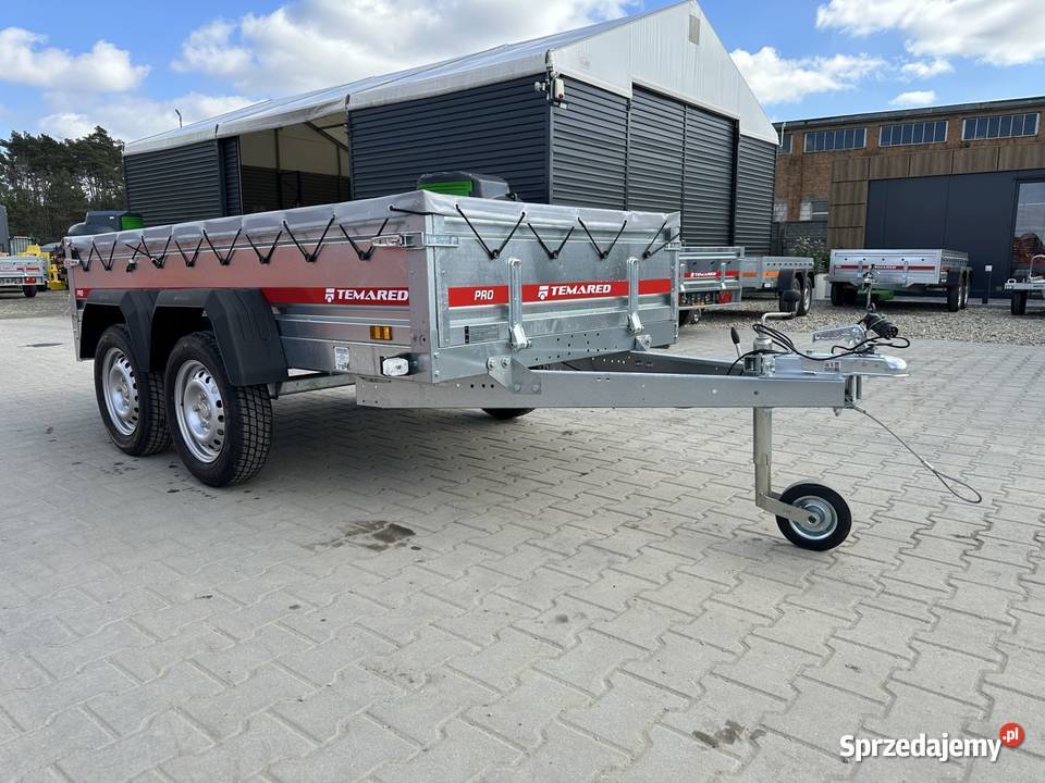 Przyczepa samochodowa TEMARED PRO 26122 264x126 burtowe podlaskie sprzedam