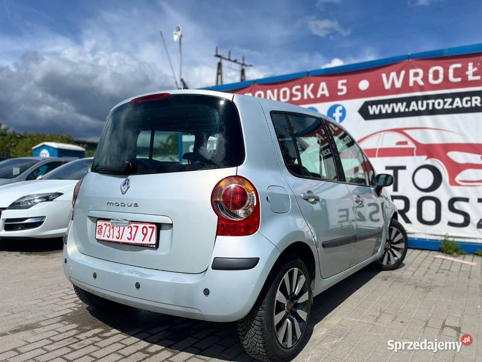 Renault Modus 15 DCI Klima Alufelgi Zadbany VAT marża Wrocław