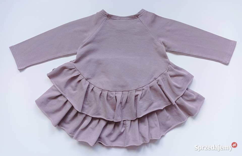 Sukienka tunika bluza z falbankami Dahlia dziewczynka śląskie Katowice
