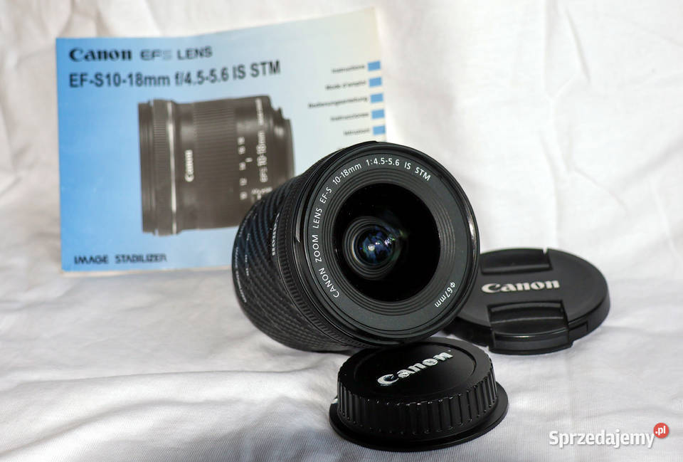 Obiektyw Szerokokątny Canon EFS 1018mm f4555 IS Wrocław