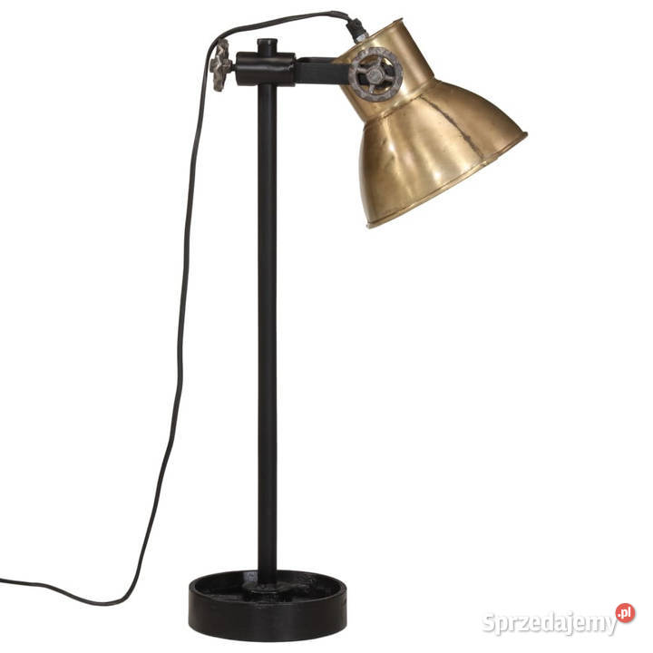 Lampa stołowa 25 W antyczny mosiądz 15x15x55 E27 Warszawa