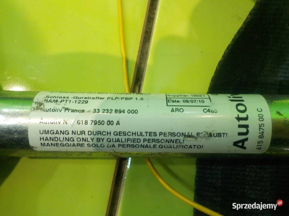 ALFA ROMEO MITO 10r pas bezpieczenstwa prawy Pasy bezpieczeństwa mazowieckie Suków