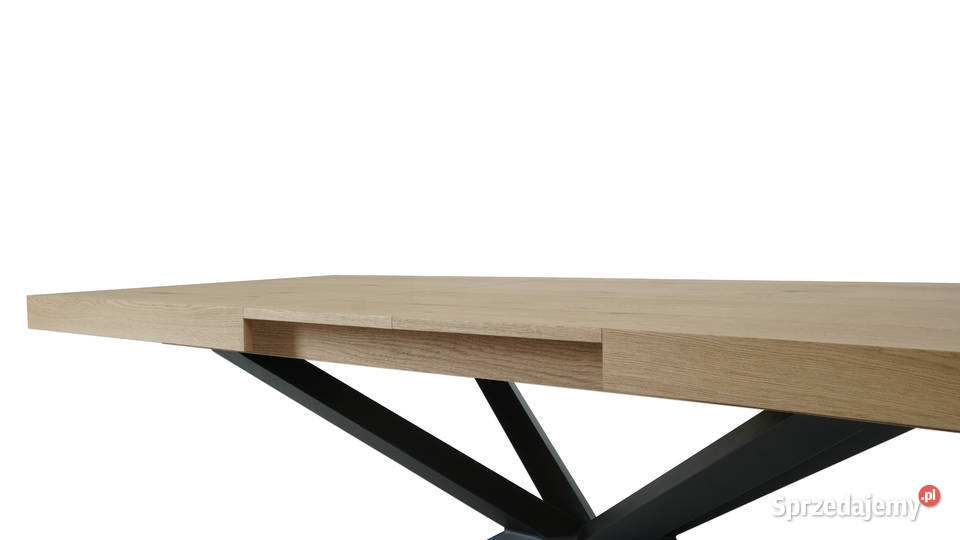 Stół 200 x 100 rozkładany do 300 Dąb stal 100cm Stoły, krzesła, biurka kujawsko-pomorskie