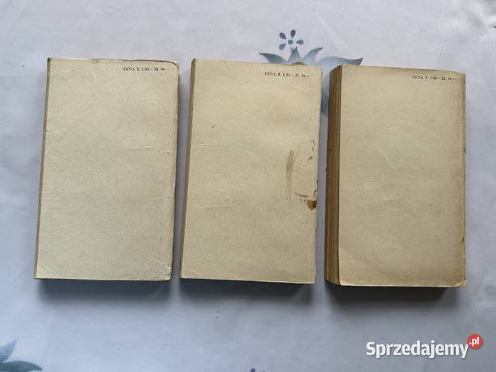 Popiolypowiesc S Zeromskiego w 3 tomachksiazka Proza i poezja Lublin