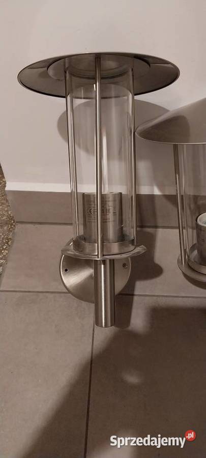 Dwa metalowe kinkiety Ciechocinek