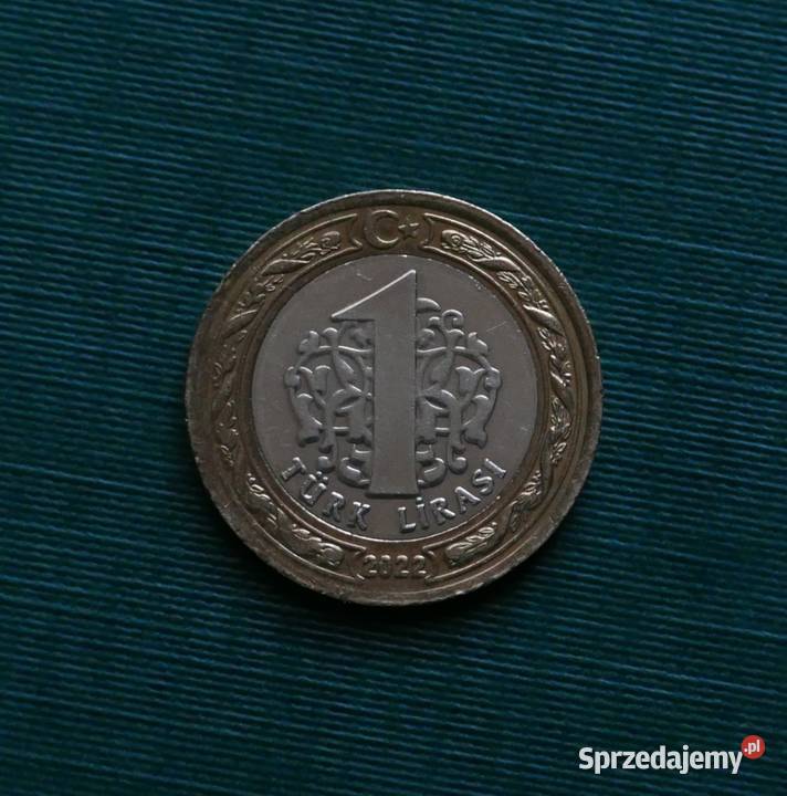 TURCJA 1 lira 2022r Gliwice