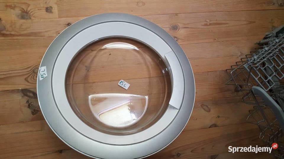 Duże srebrne drzwiczki pralki Electrolux model mazowieckie Warszawa