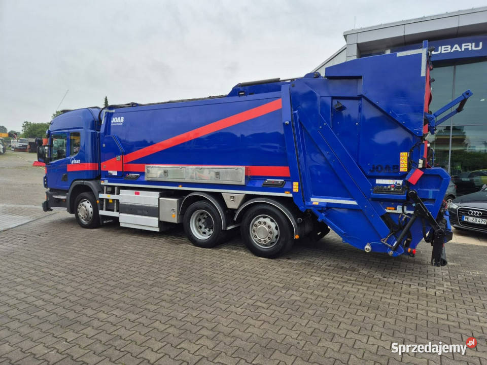 Scania P340 LB 6X2 ŚMIECIARKA 2 KOMORY JOAB śląskie Łaziska Górne