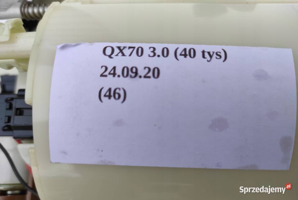 POMPA PALIWA INFINITI QX70 30d FX30d Nowy Tomyśl
