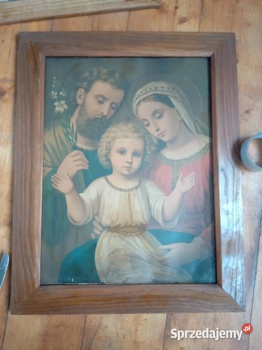 Obraz swiety oleodruk Antyki