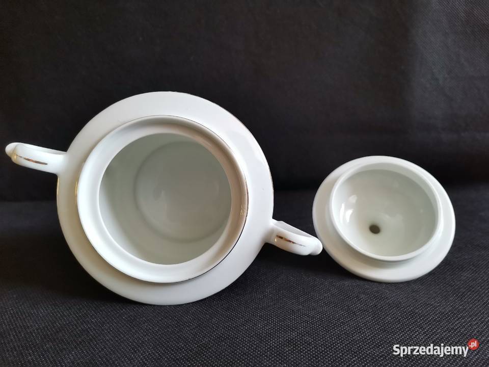Stara porcelana Giesche cukierniczka Łucja Maki Katowice