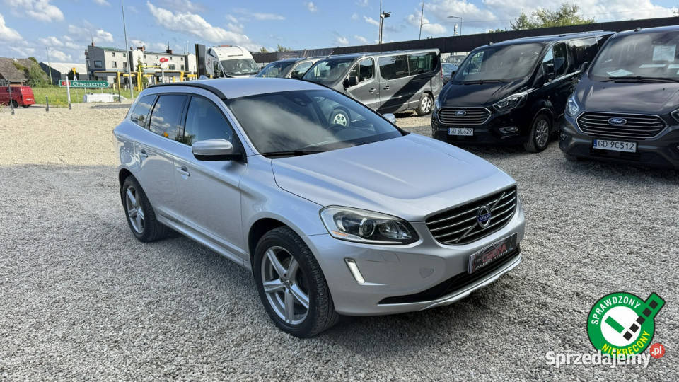 Volvo XC 60 20d4 181 automat pół skóry ledy bi lakier metallic Gdańsk