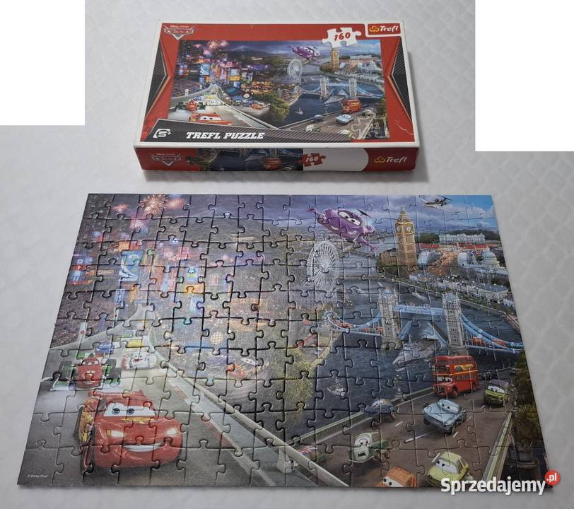 Auta 2 Cars 2 Kolaż 15216 Disney Trefl 160 Czeladź