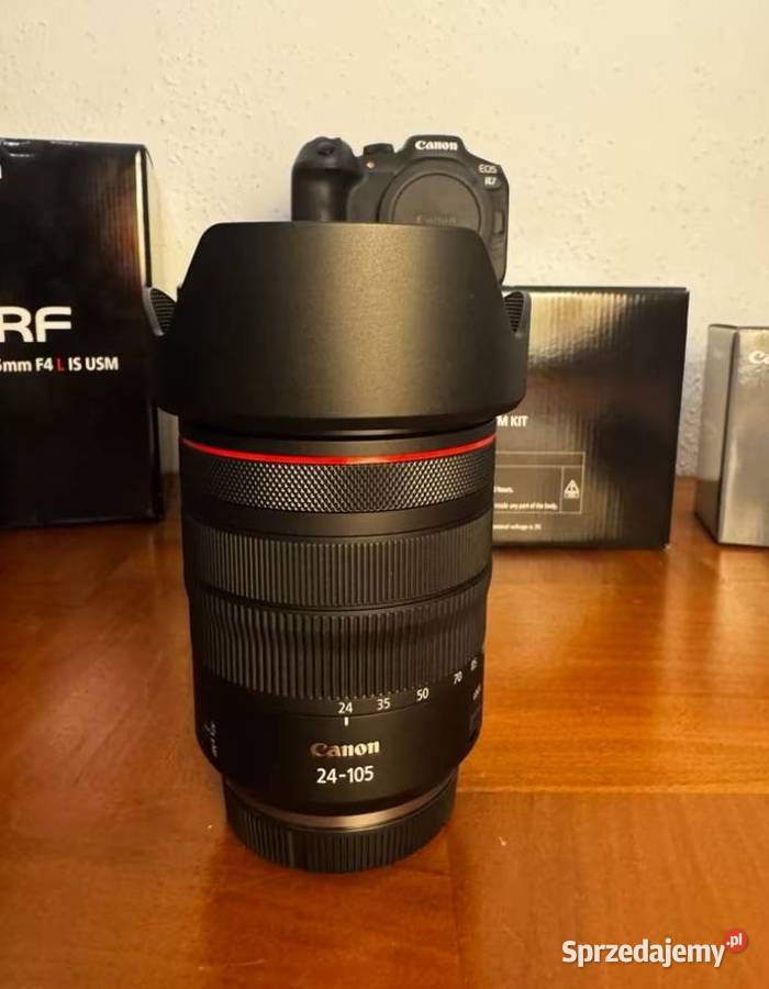 Canon EOS R7 obiektyw Canon RF 24105mm F4L Urządków