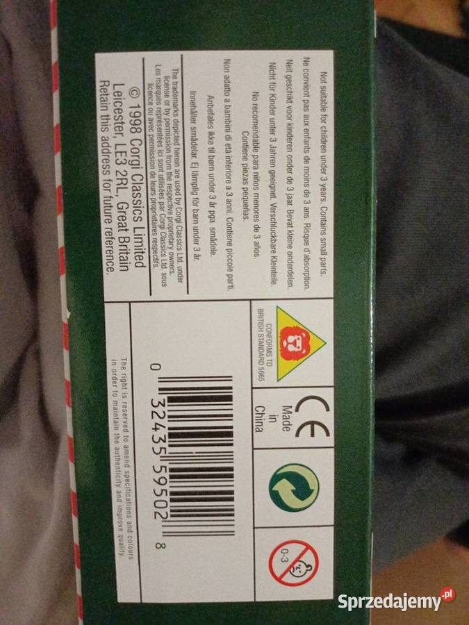 Ciężarówka Eddie Stobart Ltd firmy Corgi 1998 Modelarstwo