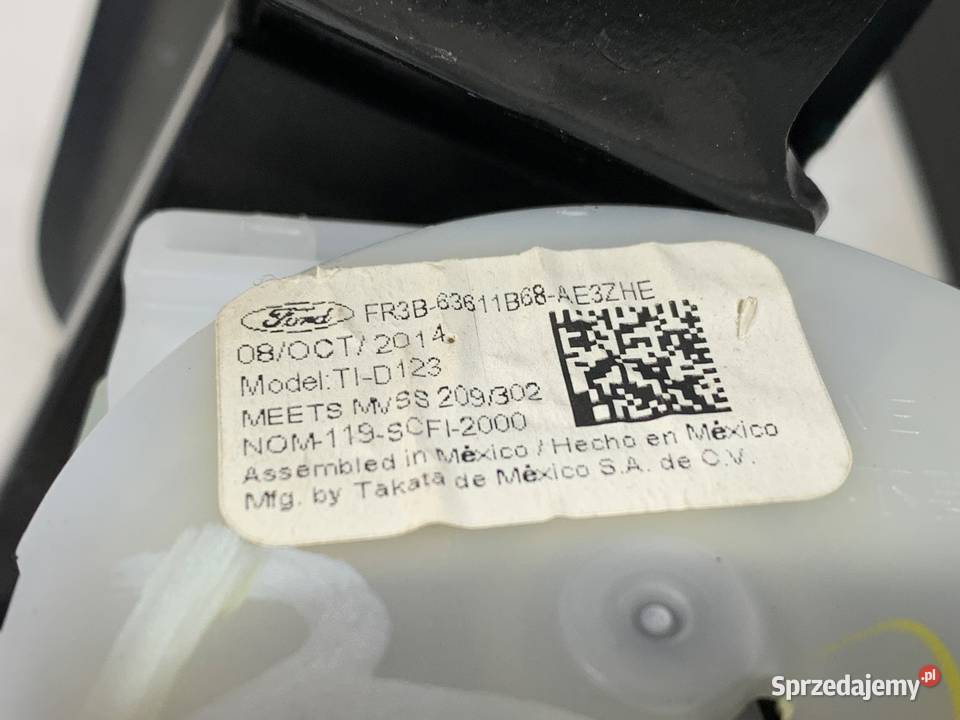 PAS BEZPIECZEŃSTWA PRAWY TYŁ FORD MUSTANG VI
