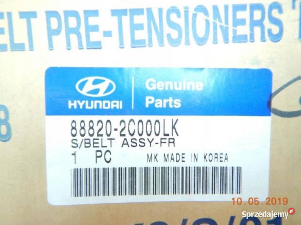 PAS NAPINACZ PRAWY PRZÓD HYUNDAI COUPE 0106