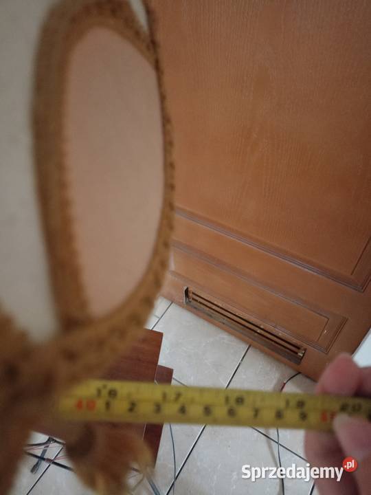 Lampa retro z gazetnikiem abażur Lampy podłogowe Łódź