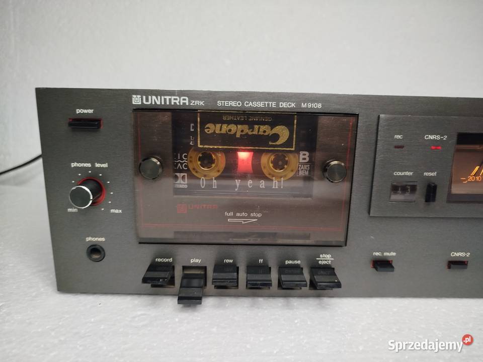Magnetofon Stereo Deck Unitra ZRK M9108