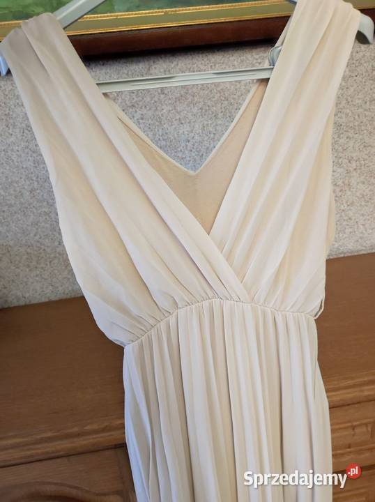 sukienka koktajlowa glamour maxi długa plisowana Spódnice i sukienki Moda i Styl Kielce