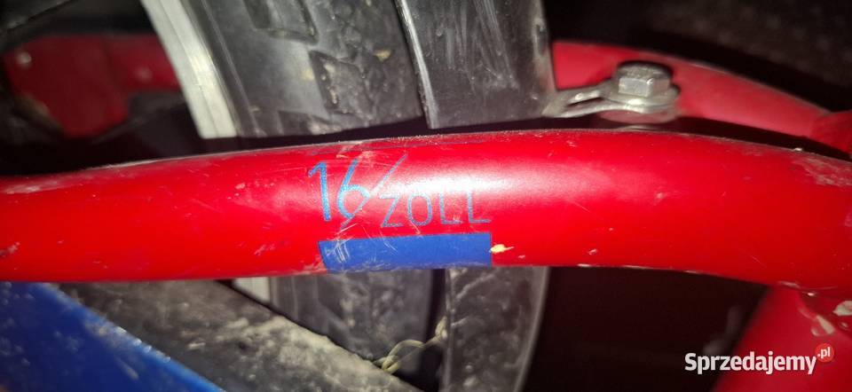 Rower aluminiowy kola 16 dziecięcy
