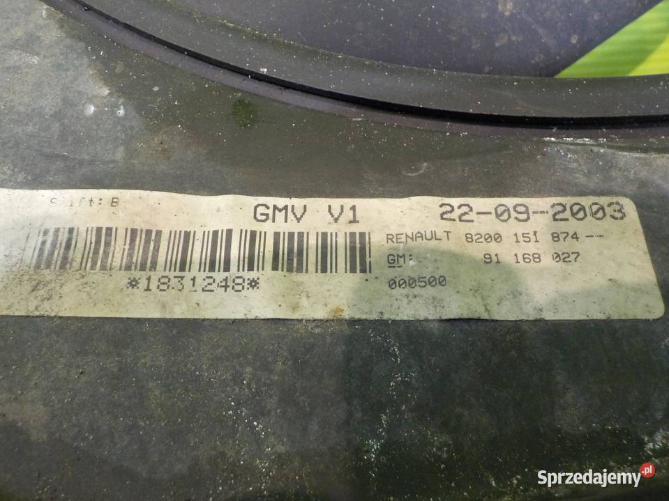 MEGANE III 16 B 03r AUT wentylator chlodnicy osobowe Suków