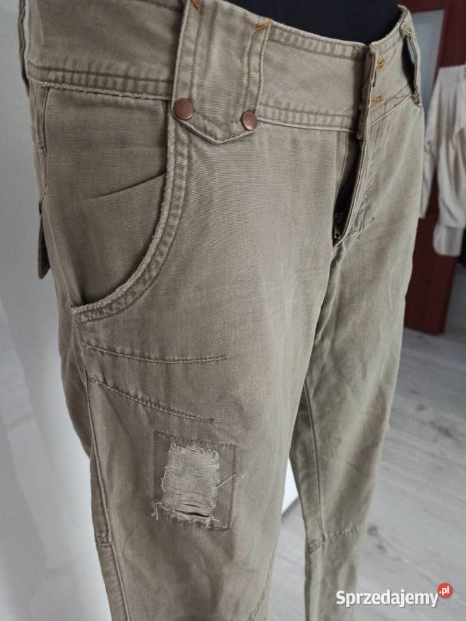spodnie khaki bojówki Only Częstochowa