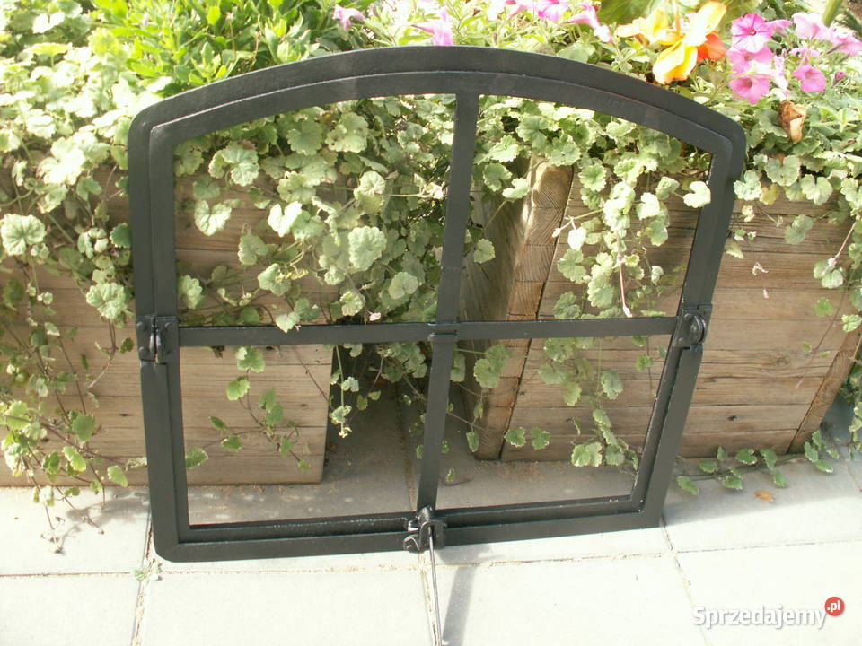 Stare okno rama okienna retro loft lustro altana Ełk