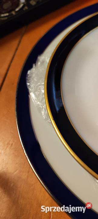 Duży zestaw śniadaniowy porcelana Bavaria kobalt dolnośląskie Wrocław sprzedam