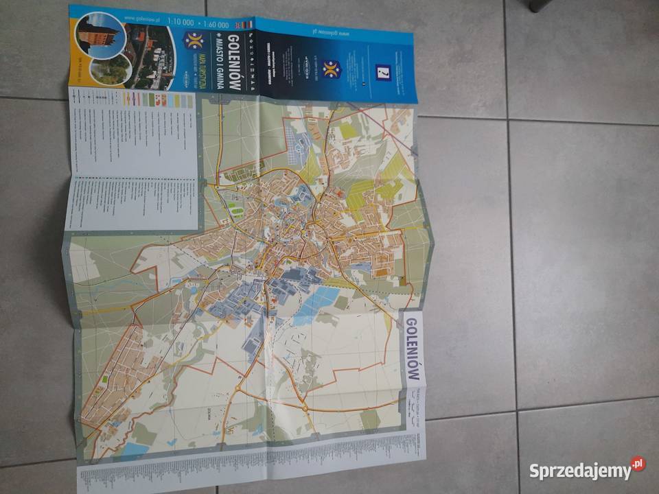 Mapa turystyczna Goleniów sprzedam