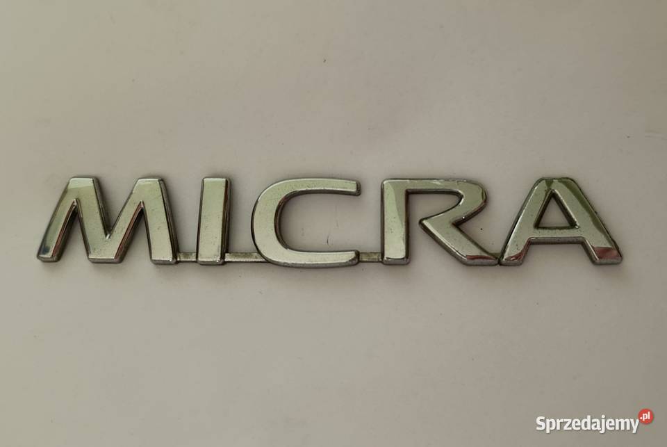 Napis emblemat Nissan Micra k12 0310r Pozostałe Lipno